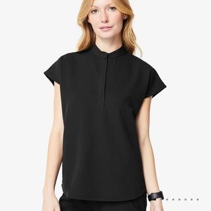 Rafaela Mandarin Scrub Top